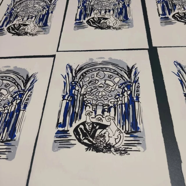 Serigrafía
80 ejemplares a 4 tintas
Exclusiva