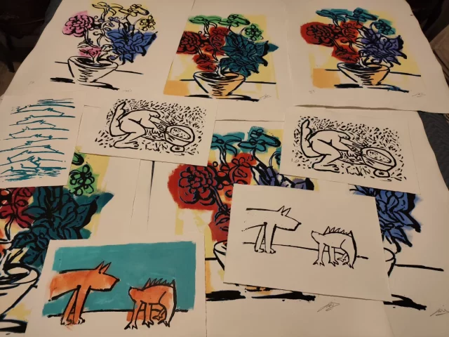 Exposición AYYYY, COLORES!!!! Casilda Matrán en galería Bisel