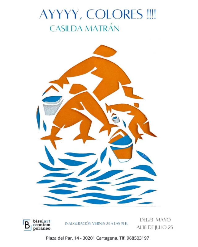 Te invito a visitar mi  exposición que se inaugura este viernes 23 de mayo a las 19:00h!!

📍Galeria Bisel

📅 23 de mayo

⏰ 19:00h